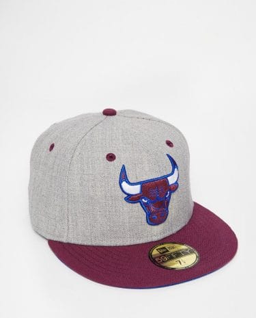 Fashion Shop - New Era 59Fifty Fitted Chicago Bulls Cap - Grey