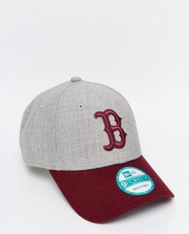 Fashion Shop - New Era 9Forty Adjustable Boston Red Sox Cap - Grey