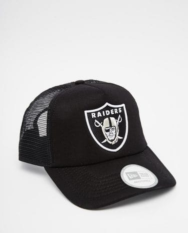 Fashion Shop - New Era Raiders Trucker Cap - Black