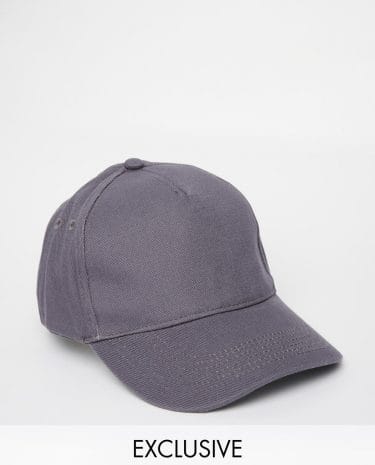 Fashion Shop - Reclaimed Vintage Baseball Cap - Grey