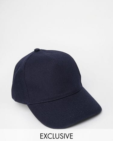 Fashion Shop - Reclaimed Vintage Baseball Cap - Navy