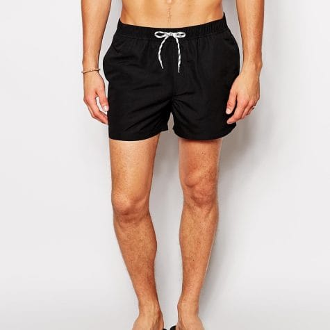 Fashion Shop - ASOS Swim Shorts In Short Length - Black