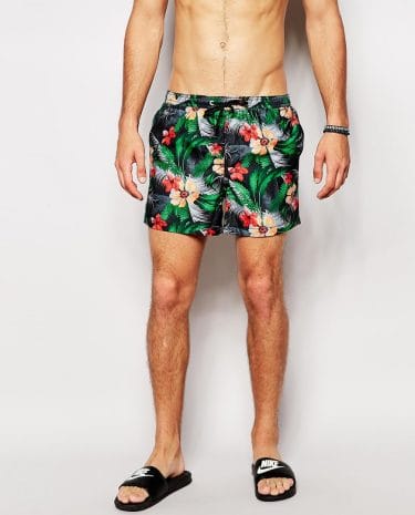 Fashion Shop - Brave Soul Swim Shorts - Black