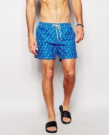 Fashion Shop - Brave Soul Swim Shorts - Blue