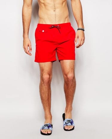 Fashion Shop - Brave Soul Swim Shorts - Red