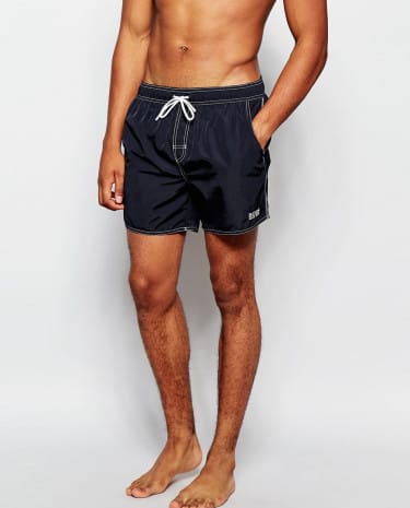 Fashion Shop - Hugo Boss Lobster Shortie Swim Shorts - Black