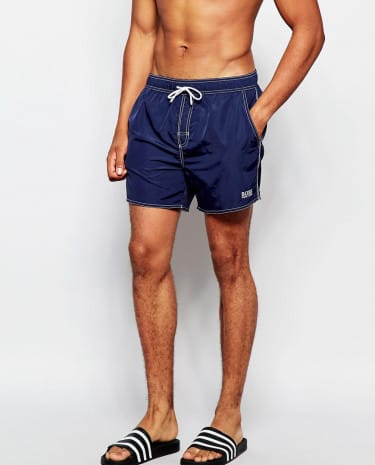 Fashion Shop - Hugo Boss Lobster Shortie Swim Shorts - Navy