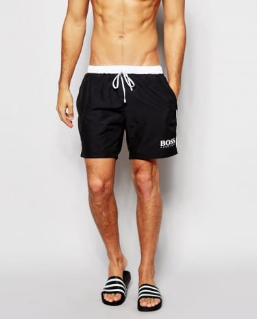 Fashion Shop - Hugo Boss Star Fish Swim Short Exclusive - Black