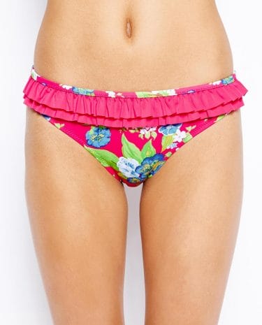 Fashion Shop - Marie Meili Melia Floral Bikini Bottoms - Brightrosefloral