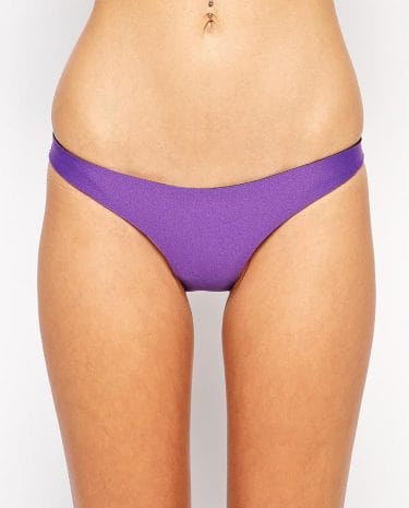 Fashion Shop - N.L.P Classic Classic Hipster Bikini Bottom - Purple