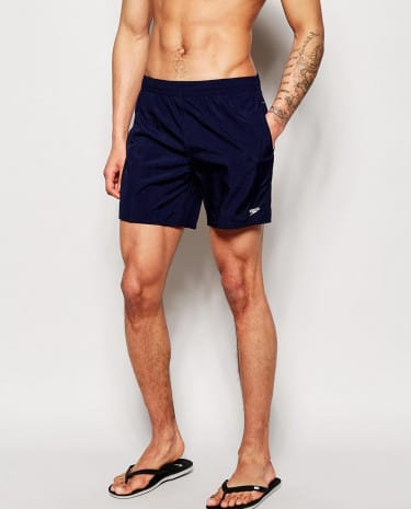 Fashion Shop - Speedo Solid Leisure Swim Shorts - Navy