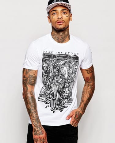 Fashion Shop - Cheats & Thieves Take The Crown T-Shirt - White