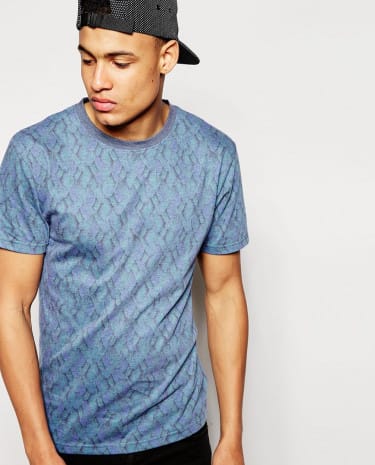 Fashion Shop - D-Struct Neela Graphic Print T-Shirt - Blue