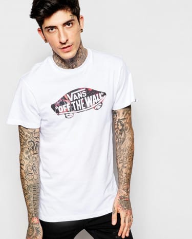 Fashion Shop - Vans Off The Wall T-Shirt - White