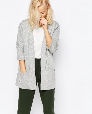 Fashion Shop - Selected Sabine Cardigan In Grey Marl - Grey