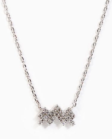 Fashion Shop - Aquarius Necklace Silver