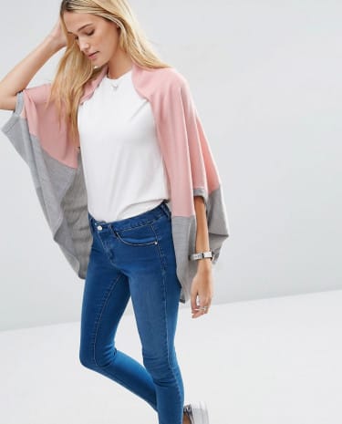 Fashion Shop - ASOS Chuck on Cardigan in Blocking - Multi