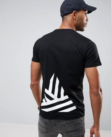 Fashion Shop - Friend or Faux Coms Back Print T-Shirt - Black