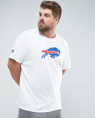 Fashion Shop - New Era PLUS NFL Buffalo Bills T-Shirt in White - White