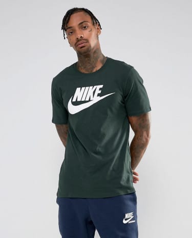 Fashion Shop - Nike Futura T-Shirt In Green 696707-374 - Green