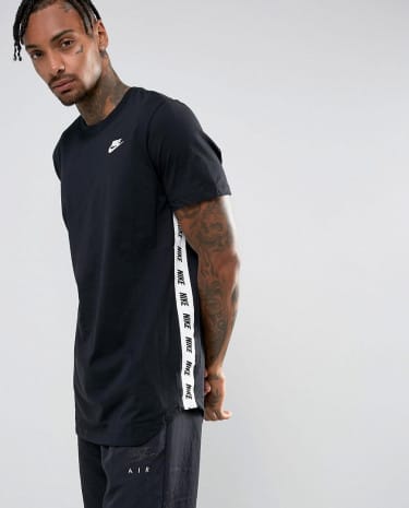 Fashion Shop - Nike Print T-Shirt In Black 877086-010 - Black