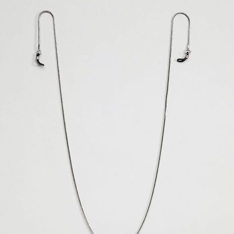 Fashion Shop - DesignB Silver Sunglasses Chain Exclusive To ASOS - Silver