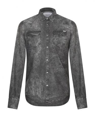 Fashion Shop - AGLINI Denim shirts - Item 42765482