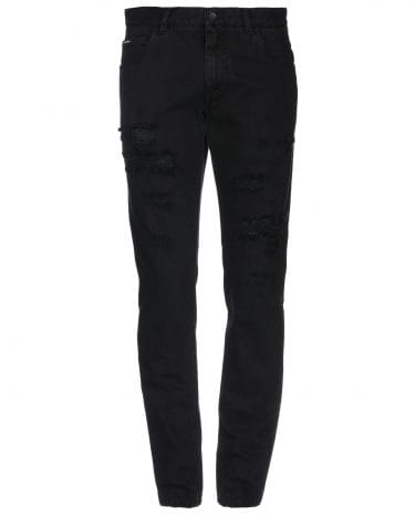 Fashion Shop - DOLCE & GABBANA Denim pants - Item 42755433