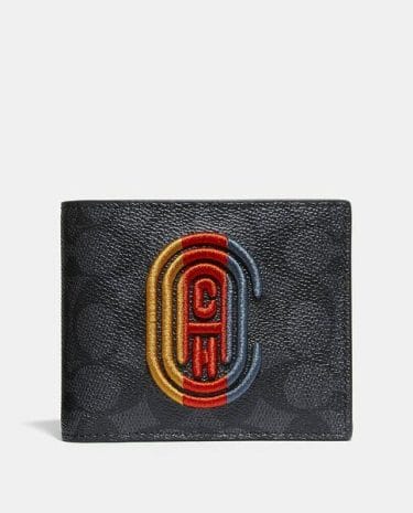 Fashion Shop - Coach 3-In-1 Wallet In Signature Canvas With Coach Patch