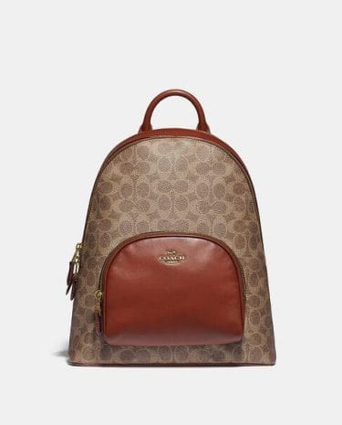 Fashion Shop - Coach Carrie Backpack In Signature Canvas