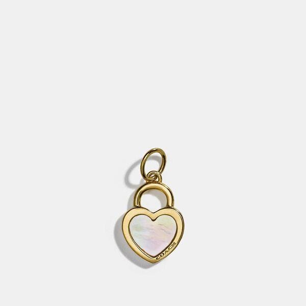Fashion Shop - Coach Collectible Pearl Heart Charm