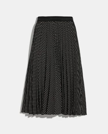 Fashion Shop - Coach Micro Dot Pleated Skirt