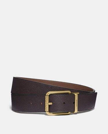 Fashion Shop - Coach Roller Buckle Cut-To-Size Reversible Belt
