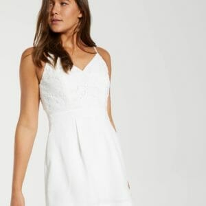 Fashion Shop - Dotti Anika Lace Bodice Playsuit