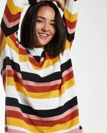 Fashion Shop - Dotti Everygirl Light Boat Neck Knit