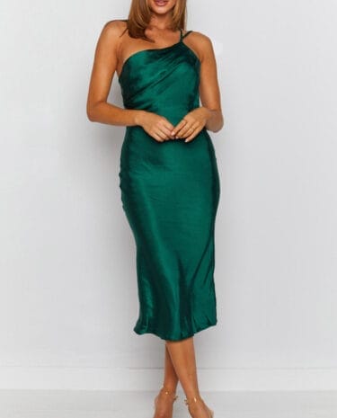 Fashion Shop - Adella Midi Dress Emerald Shop Midi Dresses by Beginning Boutique
